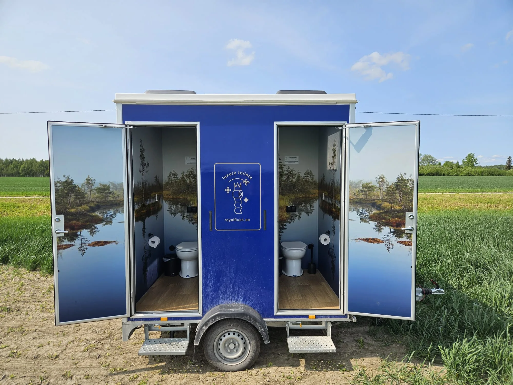 Royal Flush -mobiili-WC tapahtumassa